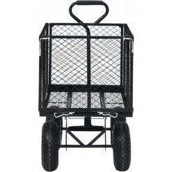 VidaXL Chariot à Main De Jardin Noir 350 Kg -chariot de jardin Soldes 2022 35848207 4