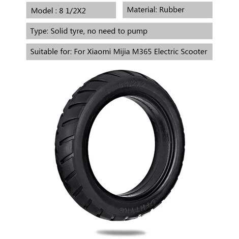 HAPPYSHOPPING Pneu De Remplacement Solide De Roue De Pneu De Scooter Avant/arriere De 8,5 Pouces 8 1/2X2 Pour La Planche A Roulettes De Scooter Electrique De Xiaomi Mijia M365 3 HAPPYSHOPPING Pneu De Remplacement Solide De Roue De Pneu De Scooter Avant/arriere De 8,5 Pouces 8 1/2X2 Pour La Planche A Roulettes De Scooter Electrique De Xiaomi Mijia M365 – Image 3