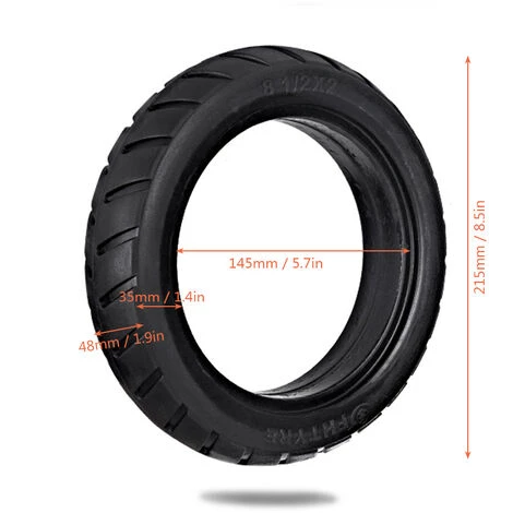 HAPPYSHOPPING Pneu De Remplacement Solide De Roue De Pneu De Scooter Avant/arriere De 8,5 Pouces 8 1/2X2 Pour La Planche A Roulettes De Scooter Electrique De Xiaomi Mijia M365 4 HAPPYSHOPPING Pneu De Remplacement Solide De Roue De Pneu De Scooter Avant/arriere De 8,5 Pouces 8 1/2X2 Pour La Planche A Roulettes De Scooter Electrique De Xiaomi Mijia M365 – Image 4