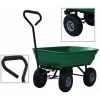 HAPPYSHOPPING Chariot A Main De Jardin 300 Kg 75 L Vert