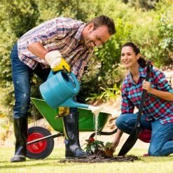 Relaxdays Roue De Brouette 4.80 4.00-8, Avec Air, Jante En Acier, Avec Axe, De Secours, Jusqu’à 120 Kg, Noir Et Rouge -chariot de jardin Soldes 2022 40254191 4