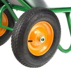 PALISAD - Brouette De Jardin - Capacité 320 Kg - 100L -chariot de jardin Soldes 2022 40977008 3