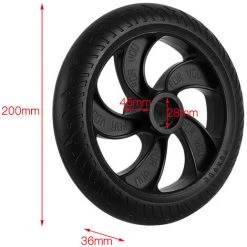 HAPPYSHOPPING 8 Pouces Pneu Solide Scooter Electrique Pneu Solide PU Pneu Amortisseur Pneu 200mm Resistant A L'usure Pneu Non Pneumatique, Modele: Modele A 7 HAPPYSHOPPING 8 Pouces Pneu Solide Scooter Electrique Pneu Solide PU Pneu Amortisseur Pneu 200mm Resistant A L'usure Pneu Non Pneumatique, Modele: Modele A -chariot de jardin Soldes 2022 42296148 3