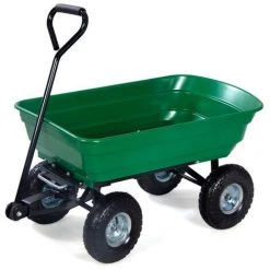 Herzberg HG-8028-50: Chariot à Benne à Roue 50L