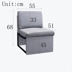 ORGANNICE Fauteuil TV Inclinable Fauteuil Inclinable Avec Repose-jambes Réglable Et Fonction D'inclinaison - Couleur Polyester Au Choix - Gris -chariot de jardin Soldes 2022 44089985 3