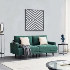 ORGANNICE Canapé Carré  - Vert