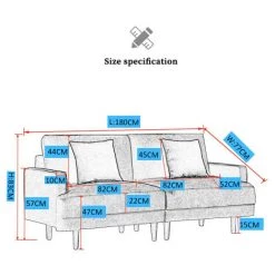 ORGANNICE Canapé Carré  - Vert -chariot de jardin Soldes 2022 45951423 5