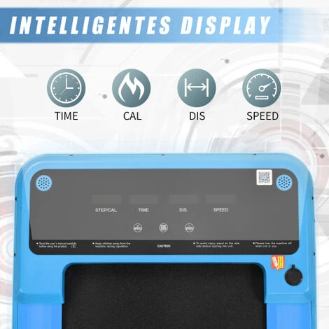 ORGANNICE Tapis De Course Pliable Motorisée Avec Contral à Distance Pour, Cardio, Jogging Avec Un Moteur Puissant De 1,5 HP - Noir 4 ORGANNICE Tapis De Course Pliable Motorisée Avec Contral à Distance Pour, Cardio, Jogging Avec Un Moteur Puissant De 1,5 HP - Noir – Image 4