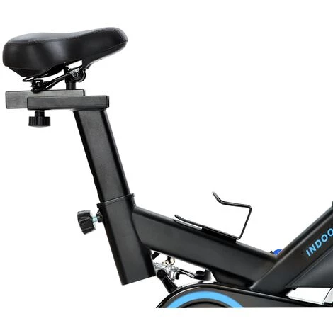 ORGANNICE Vélo D'appartement De Cardio-training Avec Console LCD Et Volant D'inertie De 10 Kg, Siège Et Guidon Réglables - Bleu 2 ORGANNICE Vélo D'appartement De Cardio-training Avec Console LCD Et Volant D'inertie De 10 Kg, Siège Et Guidon Réglables - Bleu – Image 2