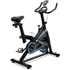 ORGANNICE Vélo D'appartement De Cardio-training Avec Console LCD Et Volant D'inertie De 10 Kg, Siège Et Guidon Réglables - Bleu 7 ORGANNICE Vélo D'appartement De Cardio-training Avec Console LCD Et Volant D'inertie De 10 Kg, Siège Et Guidon Réglables - Bleu -chariot de jardin Soldes 2022 45951584 3