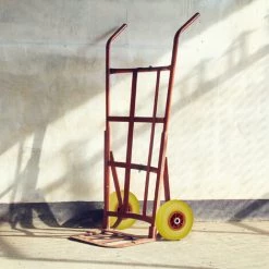 RELAXDAYS Roue De Diable, 4x Roue De Brouette Caoutchouc, 3.00-4", 260 X 85 Mm, Pour Axe De 20 Mm, Jaune-gris -chariot de jardin Soldes 2022 47251342 3