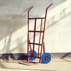 RELAXDAYS Roue De Diable, 2x Roue De Brouette Caoutchouc, 3.00-4", 260 X 85 Mm, Pour Axe De 20 Mm, Bleu-rouge -chariot de jardin Soldes 2022 48740902 3