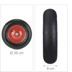 Relaxdays Roue De Brouette 4.80 4.00-8, Pneu De Rechange, De Secours, 4PR, Avec Air, Jante En Acier, Noir/blanche 9 Relaxdays Roue De Brouette 4.80 4.00-8, Pneu De Rechange, De Secours, 4PR, Avec Air, Jante En Acier, Noir/blanche -chariot de jardin Soldes 2022 48740938 5