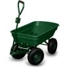 TERRE JARDIN Chariot De Jardin 4 Roues - 52 Litres Capacité 120 Kg