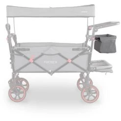 FUXTEC - Sac Arrière Gris Chariot Premium Cruiser