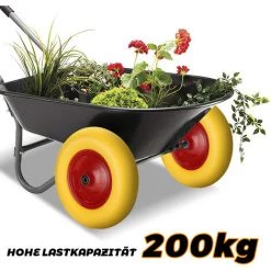 Hengda Roue De Secours, Roue De Diable, Jante En Métal, Caoutchouc Plein 4.80 / 4.00-8 390 Mm -chariot de jardin Soldes 2022 51347106 4