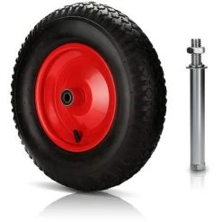 Hengda Roue De Secours, Roue De Brouette, Roue De Brouette, Pneumatique 4.80 / 4.00-8 390 Mm