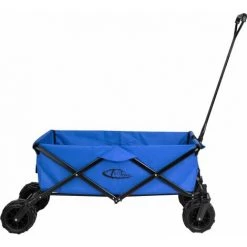 HELLOSHOP26 Chariot De Jardin Pliable 80 Kg Tout-terrain Outils Jardinage Bleu - Bleu -chariot de jardin Soldes 2022 53604110 3