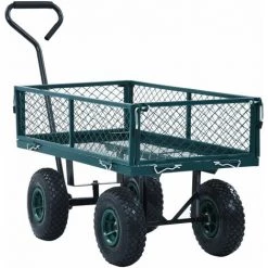 LITZEE Chariot à Main De Jardin Vert 250 Kg # -chariot de jardin Soldes 2022 53659597 3