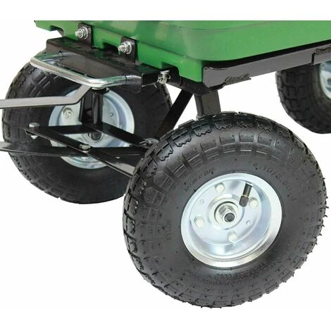 AICOK Chariot De Jardin 4 Roues - 52 Litres Capacité 120 Kg 5 AICOK Chariot De Jardin 4 Roues - 52 Litres Capacité 120 Kg – Image 5