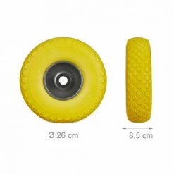 JARDIBRICODECO Set De 2 Roues De Brouette -chariot de jardin Soldes 2022 55316166 4