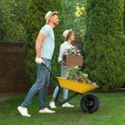 JARDIBRICODECO Roue De Brouette Axe 4.80 4.00-8 -chariot de jardin Soldes 2022 55316363 3