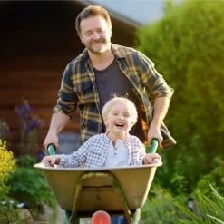 JARDIBRICODECO Roue De Brouette 4.80 4.00-8 + Axe -chariot de jardin Soldes 2022 55316729 3