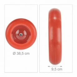 JARDIBRICODECO Roue De Brouette PU 4.80 4.00-8 -chariot de jardin Soldes 2022 55316735 4