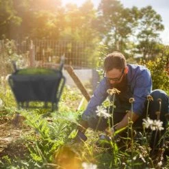 JARDIBRICODECO Brouette De Jardin Pliable En Noir -chariot de jardin Soldes 2022 55316762 3