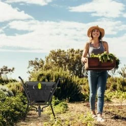 JARDIBRICODECO Brouette De Jardin Pliable En Noir -chariot de jardin Soldes 2022 55316762 5