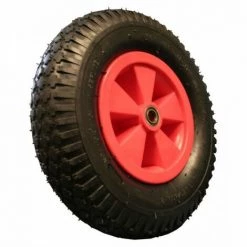 JARDIBRICODECO Roue + Pneu Grand Supporté Sur Roulements à Billes