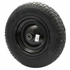 JARDIBRICODECO 2PR Brouette De Roue Pour Pneumatique 380mm Axel +