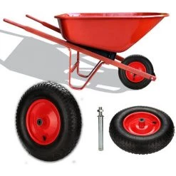 Randaco 480 / 400-8 Roue De Brouette En Pneumatiques Avec Pneumatiques Roue De Secours Avec Axe | Axe Ø 390 Mm Pour Charrettes -chariot de jardin Soldes 2022 56393854 4