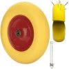 Randaco 480 / 400-8 Roue De Brouette En PU Gonflable Avec Pneumatiques Roue De Secours Avec Axe | Axe Ø 390 Mm Pour Charrettes à Bras