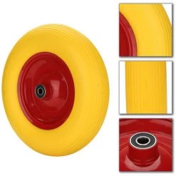 Randaco 480 / 400-8 Roue De Brouette En PU Avec Pneumatiques Roue De Secours Avec Axe | Axe Ø 390 Mm Pour Charrettes à Bras Chario 6 Randaco 480 / 400-8 Roue De Brouette En PU Avec Pneumatiques Roue De Secours Avec Axe | Axe Ø 390 Mm Pour Charrettes à Bras Chario -chariot de jardin Soldes 2022 56394827 3