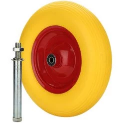 Randaco Roue De Secours, Roue De Diable, Jante En Métal, Caoutchouc Plein 4.80 / 4.00-8 390 Mm