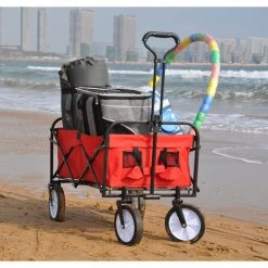 ZHUOXUAN Chariot De Jardin Pliable Chariot De Voyage Shopping ATV (rouge) 7 ZHUOXUAN Chariot De Jardin Pliable Chariot De Voyage Shopping ATV (rouge) -chariot de jardin Soldes 2022 56526641 3