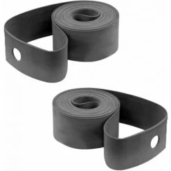 CYCLINGCOLORS 2x Fond De Jante Caoutchouc Diamètre 26" Largeur 18mm Roue Chambre à Air Universel