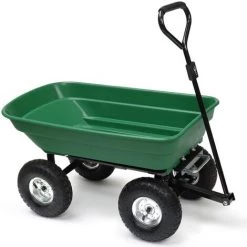 IDMARKET Chariot De Jardin 52L Benne Basculante Remorque à Main Avec Sac 250L -chariot de jardin Soldes 2022 57961272 5