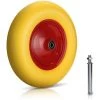 VINGO Roue De Secours, Roue De Diable, Jante En Métal, Caoutchouc Plein 4.80 / 4.00-8 390 Mm - Jaune