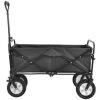 TolleTour Bollerwagen Faltbar Offroad Handwagen Klappbar Transportwagen 360° Räder 80 KG Noir - Noir