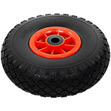 JN.SONGS Lot De 2x Roue De Diable Increvable Brouette PU Solide (3.00-4), 260 X 85 Mm 100 Kg 3 JN.SONGS Lot De 2x Roue De Diable Increvable Brouette PU Solide (3.00-4), 260 X 85 Mm 100 Kg – Image 3