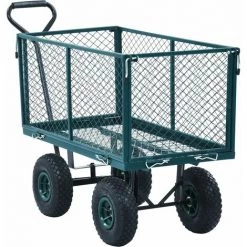 NOVA Les Roues En Caoutchouc Vert Verte De Chariot à Main Peuvent Différents Modèles Chariot à Main De Jardin Vert 350 Kg -chariot de jardin Soldes 2022 59814844 4