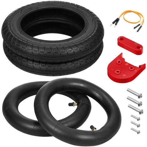 ASUPERMALL 10 X 2,0 Pouces Gonflable Chambre À Air Extérieur Pneu Roue Ensemble Avec Garde-Boue Spacer Kickstand Spacer Remplacement Pour Xiaomi M365 Scooter électrique Accessoires, Rouge 2 ASUPERMALL 10 X 2,0 Pouces Gonflable Chambre À Air Extérieur Pneu Roue Ensemble Avec Garde-Boue Spacer Kickstand Spacer Remplacement Pour Xiaomi M365 Scooter électrique Accessoires, Rouge – Image 2