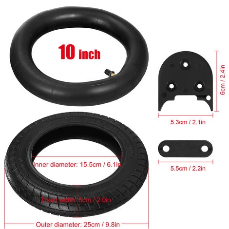 ASUPERMALL 10 X 2,0 Pouces Gonflable Chambre À Air Extérieur Pneu Roue Ensemble Avec Garde-Boue Spacer Kickstand Spacer Remplacement Pour Xiaomi M365 Scooter électrique Accessoires, Rouge 4 ASUPERMALL 10 X 2,0 Pouces Gonflable Chambre À Air Extérieur Pneu Roue Ensemble Avec Garde-Boue Spacer Kickstand Spacer Remplacement Pour Xiaomi M365 Scooter électrique Accessoires, Rouge – Image 4