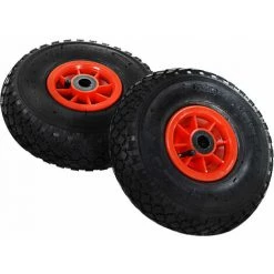 NOVA Chariot à Main Roue Pneumatique En Caoutchouc Noir Divers Modèles Des Modèles : 2 Pcs -chariot de jardin Soldes 2022 59980478 3