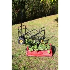 CHARIOT DE JARDIN PLIANT 80 L HAEMMERLIN CIRCUS GARDEN - 320062101-- - Rouge -chariot de jardin Soldes 2022 6097428 5