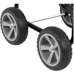 HILLVERT Chariot Dévidoir Manuel Pour Tuyau Arrosage De Max 90m 4 Roues Panier Intégré - Violet -chariot de jardin Soldes 2022 61329703 4