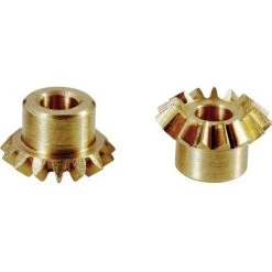 REELY Lot 2 Pignons Coniques Module 0,75 Modelcraft 20 Dents