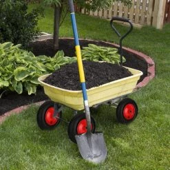 TolleTour Roue De Brouette 4.80 4.00-8, Pneus Pneumatiques, Roue Secours, Jante, Pneus De Diable 200 Kg Charge, Noir - Noir -chariot de jardin Soldes 2022 63931162 5